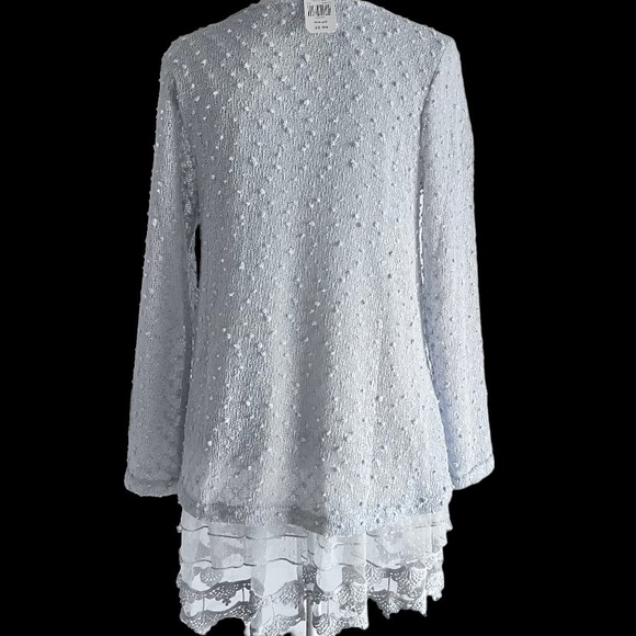 Indigo Soul Long Sleeve Sweater/Top for Ladies, Size Small NWT! - Picture 4 of 9